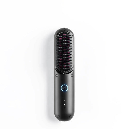Brosse lissante portable - Corrigez vos mèches rebelles. En quelques secondes, dans votre sac.